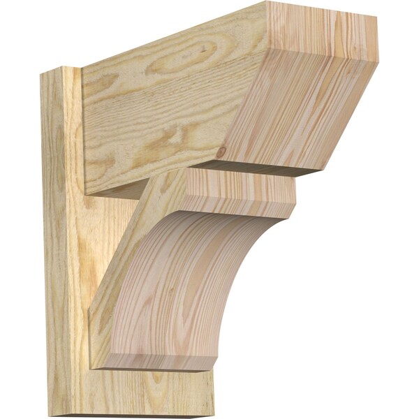 Ekena Millwork Legacy Slat Rough Sawn Outlooker, Douglas Fir, 8"W x 16"D x 16"H OUT08X16X16LEC06RDF - main